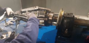 Révision d'un moteur ABB sur un ventilateur